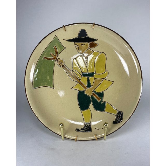 Wall Plates Terra Series from Bruch Barcelona, Spain, 1960s Set of 6 For Sale - Image 11 of 12