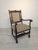 Antique Oak Royal Throne Armchair with Springs This stylish royal-style armchair is crafted from antique oak with springs....