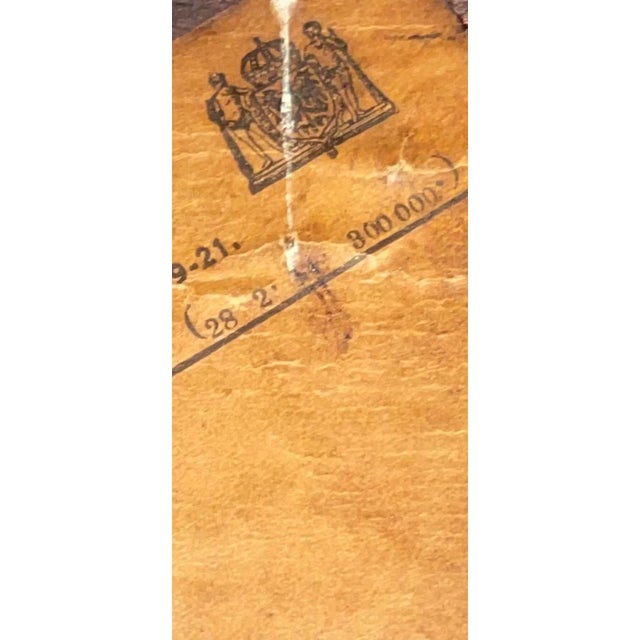 1910s Antique German 1914 Gustav Knauer Roll Top Desk Wwi Era For Sale - Image 5 of 13