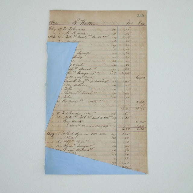 2020s Bleu Clair Abstract 2 Painting by Afsoon Thayer For Sale - Image 5 of 8