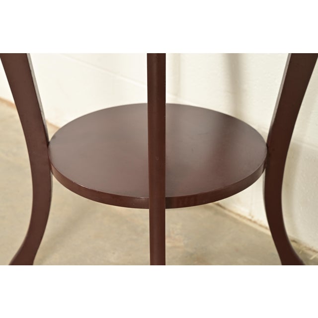 Antique Victorian Carved Mahogany Parlor Table or Side Table by Wolverine, Circa 1900 For Sale - Image 9 of 12