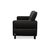 Wave 2-Seater Sofa in Black Leather from Stressless For Sale - Image 11 of 12