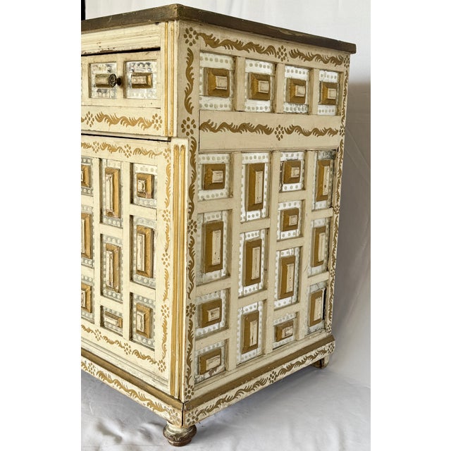 Late 19th Century Anglo Indian Painted Cabinet For Sale - Image 15 of 18