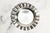 A handsome example of mid-century sterling silver design, this vintage ashtray combines clean modern lines with an...