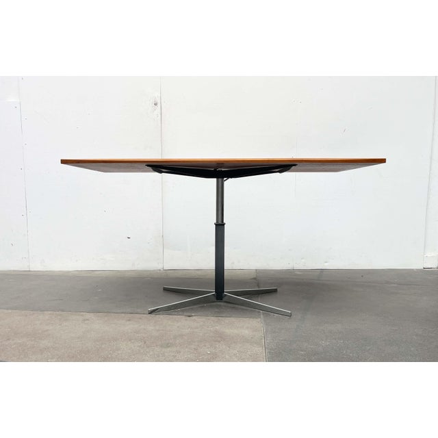 Mid-Century Modern German Adjustable Dining Table by J.M. Thomas for Wilhelm Renz, 1960s For Sale - Image 10 of 18