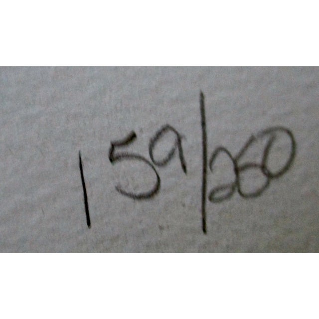 1980s "Empire State Building" Lithograph Signed and Numbered 159/250 by M. Farnham For Sale - Image 9 of 10