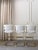 1990s Postmodern Chromcraft Cantilever Counter Stools - Set of 3 For Sale - Image 5 of 17