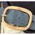 Metal Vintage Brass Sleigh Bells on Leather Strap For Sale - Image 7 of 12