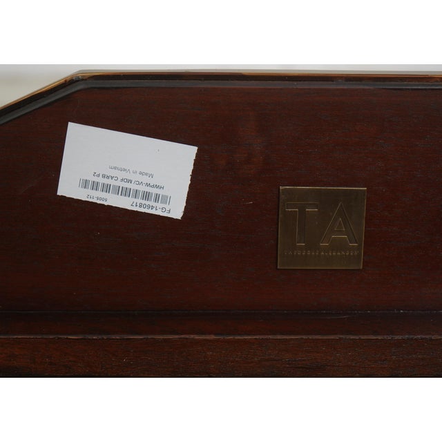 Theodore Alexander Mahogany 3-Tier Butler’s Side Table For Sale - Image 14 of 14