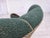 Danish Armchair in Green and Beige Furniture Wool, 1960s For Sale - Image 17 of 18