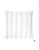 White With Grey Stripes Down Linen Pillow For Sale - Image 4 of 4