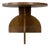 Art Deco Modernist French Walnut Occasional Side Table, 1930s For Sale