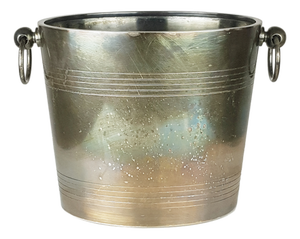 Mid-Century Modern Silver-Plated Metal Ice Bucket from Christofle
