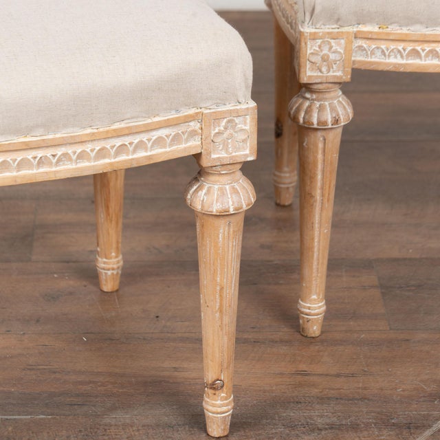 Pair, 19th Century Swedish Gustavian Tabouret Stools For Sale - Image 10 of 11