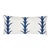Schumacher x Celerie Kemble Acanthus Stripe Pillow 30" x 14" in Navy For Sale