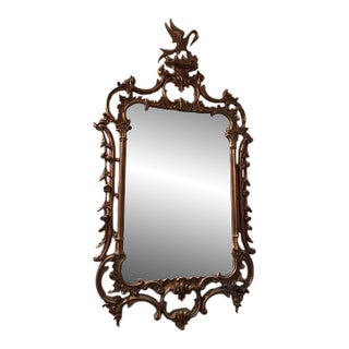 Phoenix Chippendale Rococo Style Gilt Wall Mirror For Sale