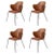 Brown Leather Lassen Chairs by Lassen, Set of 4 For Sale - Image 6 of 6