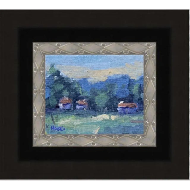 Contemporary "Hidden Valley" Contemporary Impressionist Style Landscape Oil Painting by Lisa Haas Eckle For Sale - Image 3 of 8