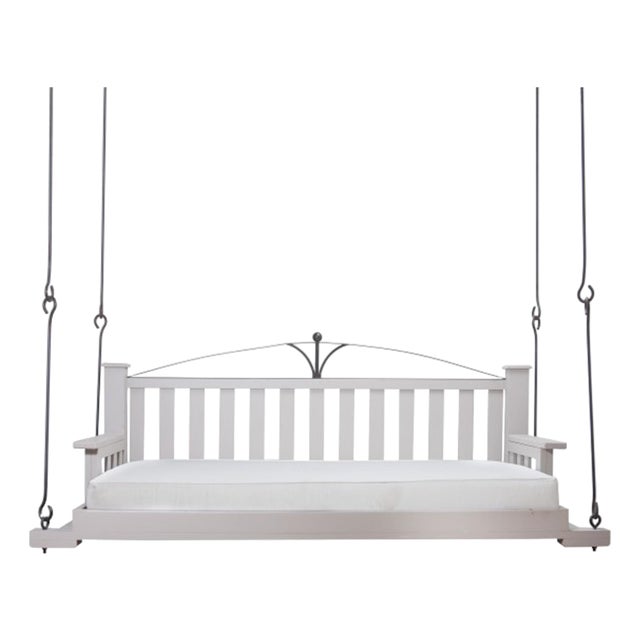 Hanging Day Bed With Decorative Arch by Lowcountry Originals For Sale