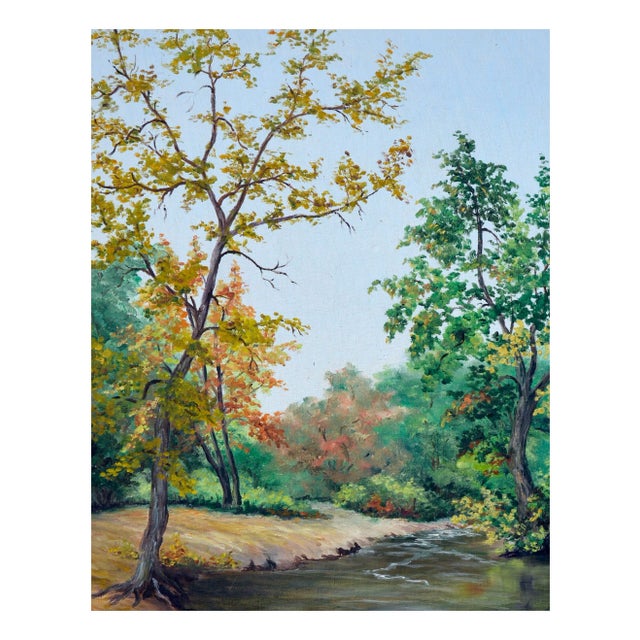 Mid Century landscape of a Yosemite's beautiful Tuolomne Meadows stream by Elsie Leona Staben (Trowbridge) (American,...