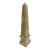 Vintage French Art Deco Fossil Marble Obelisk For Sale