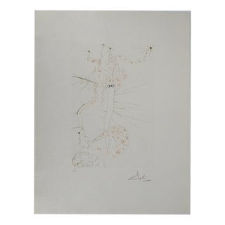 Salvador Dali, Tristan the Madman, 1970, Engraving For Sale