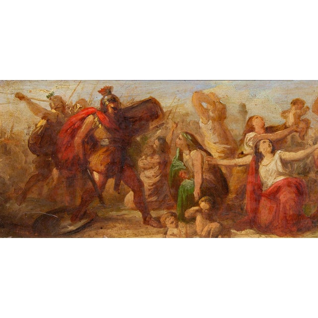 19th Century Pair Italian Oil Paintings Grand Tour Roman Scenes Annibale Gatti 19th Century For Sale - Image 5 of 9