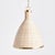 Woven in a natural cane rattan, with subtle variations in color making each one truly unique, this pendant is an instant...