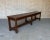 Wood Pair of Large Teak Benches For Sale - Image 7 of 12