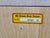 An original wooden catalog cabinet from a German institution in Zossen, featuring its original inventory label reading “KG...