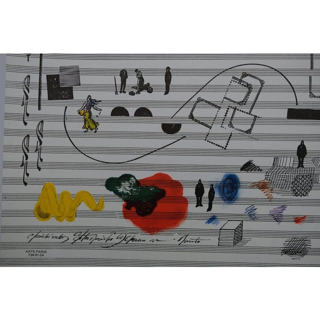 Saul Steinberg, Nuits de la Fondation Maeght Poster, Lithograph For Sale - Image 9 of 10