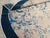 Navy Blue Galerie Shabab Collection Mid-20th Century Chinese Art Deco Oval Accent Rug For Sale - Image 8 of 8