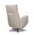 Mid-Century Modern Italian Leather Swivel Power Recliner — Electric Modern Armchair, Made in Italy For Sale - Image 3 of 3