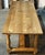 Large Bleached Oak Farmhouse Dining Table, 1920s For Sale - Image 14 of 18