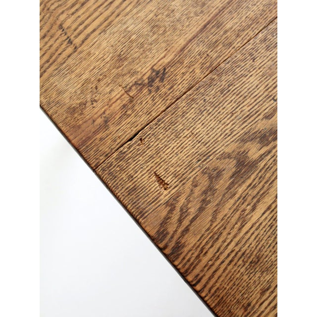Antique Five Leg Dining Table For Sale - Image 15 of 15