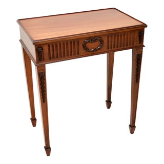 Antique Sheraton Side Table, 1900s For Sale