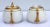 1920s 1925 KPM Art Deco Porcelain Gold Creamer and Sugar Dishes Signed by the Artist For Sale - Image 5 of 11