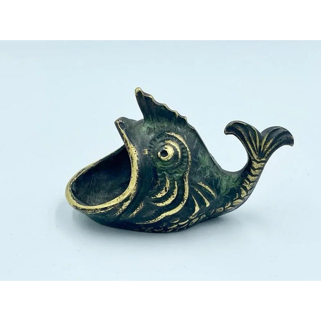 Metal Ashtray in Bronze by Walter Bosse for Hagenauer Workshops, 1960s For Sale - Image 7 of 9