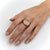 Vintage White Chalcedony Eagle Intaglio 14k Gold Signet Ring, Size 8.5 For Sale - Image 10 of 10