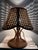 Wood Wicker Table Lamp, 1970 For Sale - Image 7 of 7