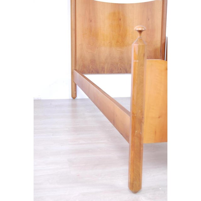 Beige Couple Single Beds with Bedside Table, Set of 3 For Sale - Image 8 of 18