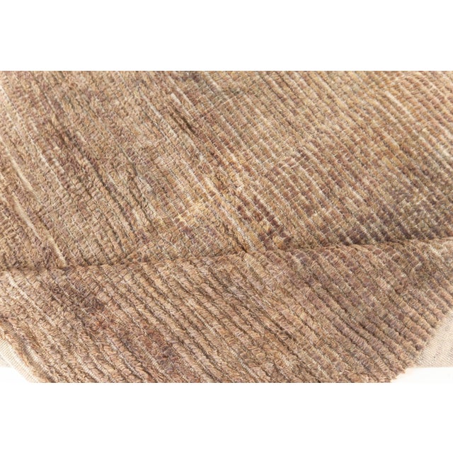 Modern Textural Marsh rug in Neutral colors by Doris Leslie Blau. Size: 10'7" × 12'9" (322 × 388 cm). This unique, hand-...
