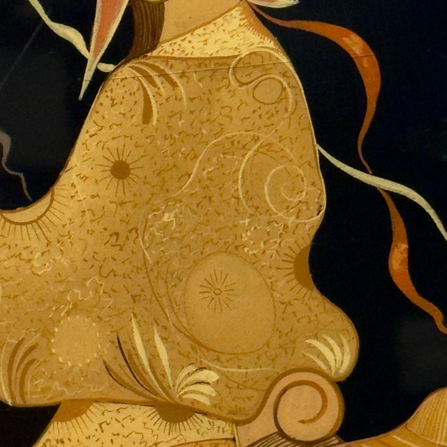 1960s Vintage Wooden Art Panel, Italy, 1963 For Sale - Image 5 of 18