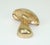 Mid-Century Modern Pair of Gold Plated Mushroom Brooches Including Trifari, 1960's For Sale - Image 3 of 10