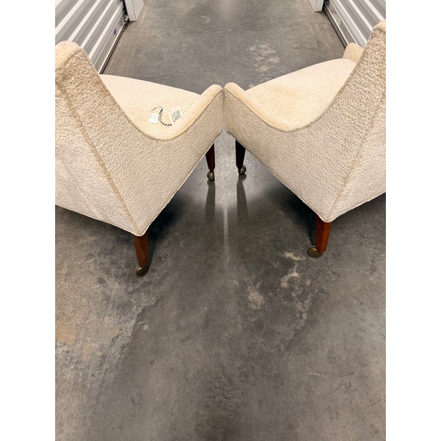 Pair of Slipper Lounge Chairs Mid-Century Modern For Sale In Charleston - Image 6 of 12