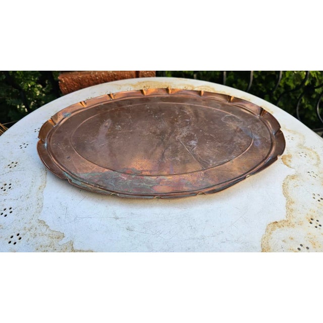 Art Deco Copper Samovar Tray, 1920s, in Very Good conditions. Designed 1920 to 1949