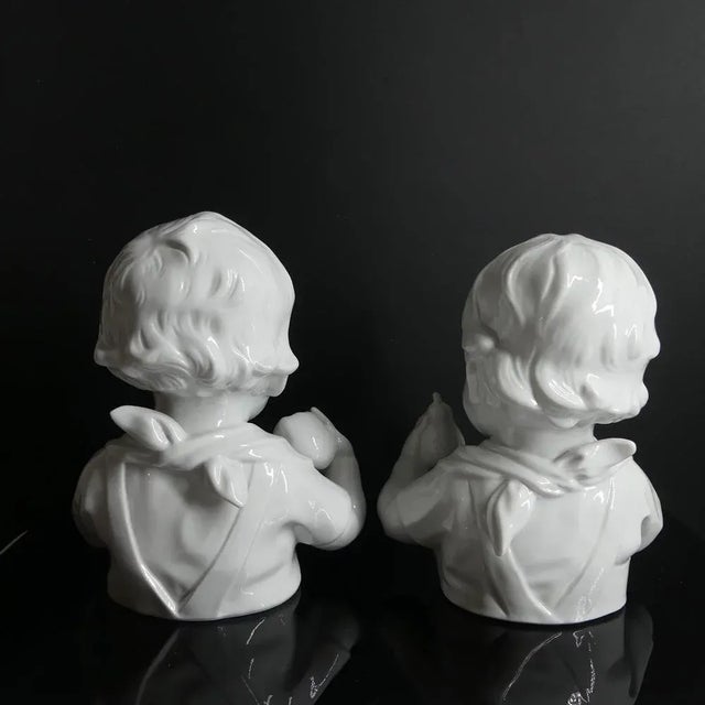 Child Sculptures from Gräfenthal, Germany, 1960s, Set of 2 For Sale - Image 4 of 9