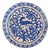 Spanish Fajalauza Bowl in Hand-Painted Blue and White Pottery from Lebrillo For Sale