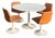 Mid-Century Dining Table and Chairs from Broderna Johanson, 1970s, Set of 5 For Sale