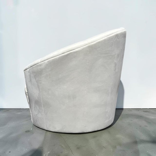 Vladimir Kagan Bilbao Swivel Slipper Chair For Sale - Image 13 of 15